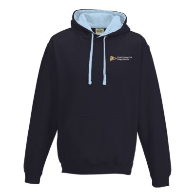Adult Contrast Varsity Hoodie Thumbnail